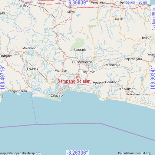 Sampang Selatan on map
