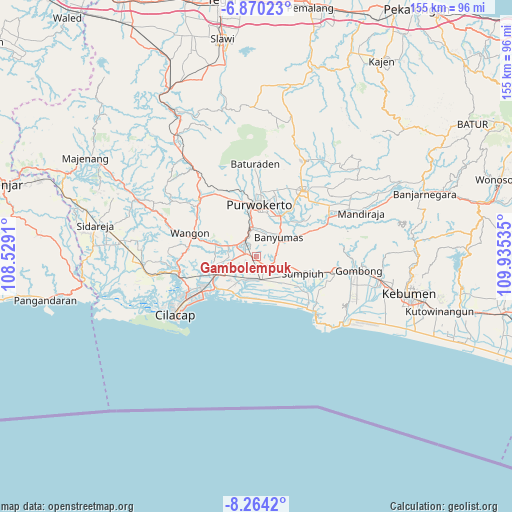 Gambolempuk on map