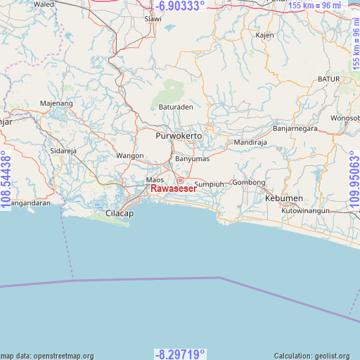 Rawaseser on map