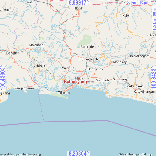 Bulupayung on map