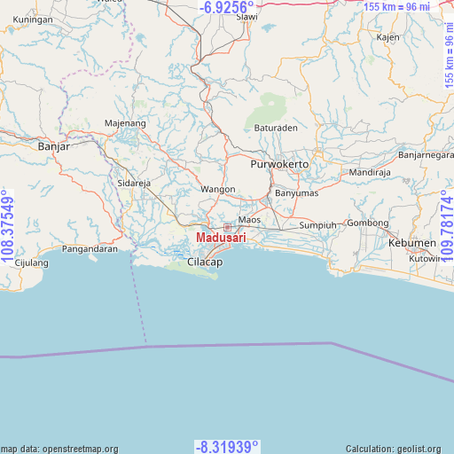 Madusari on map