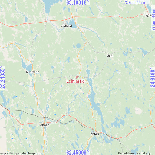 Lehtimäki on map