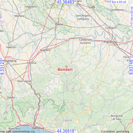 Mombelli on map