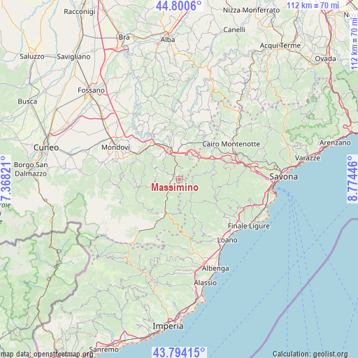 Massimino on map