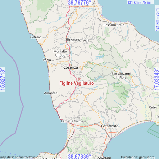 Figline Vegliaturo on map