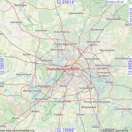 Charlottenburg-Nord on map