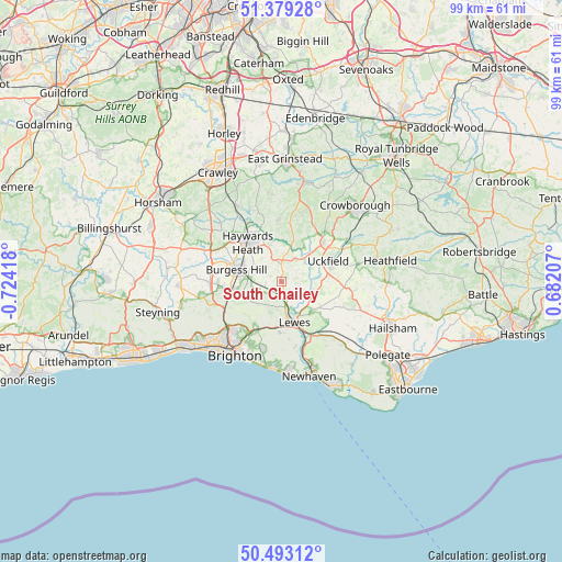 South Chailey on map