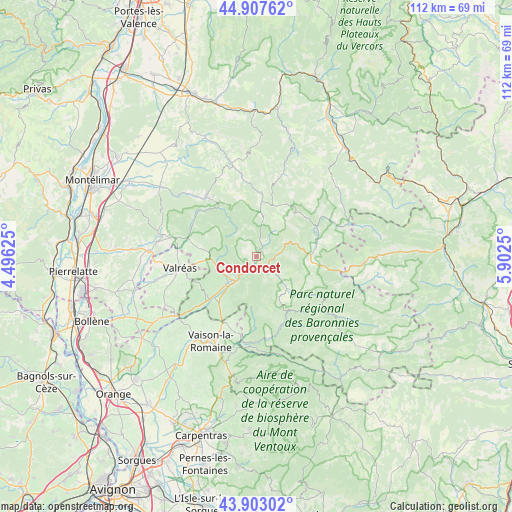 Condorcet on map