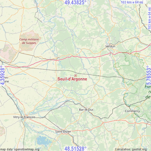 Seuil-d'Argonne on map