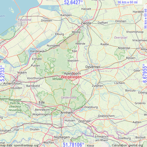 Welgelegen on map