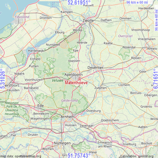 Matenhoeve on map
