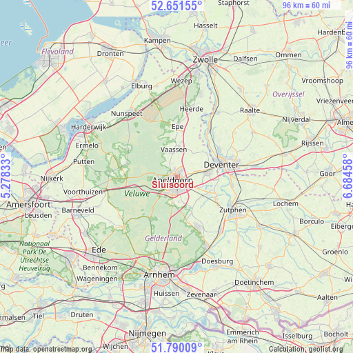 Sluisoord on map