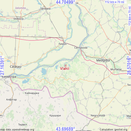 Vlahii on map