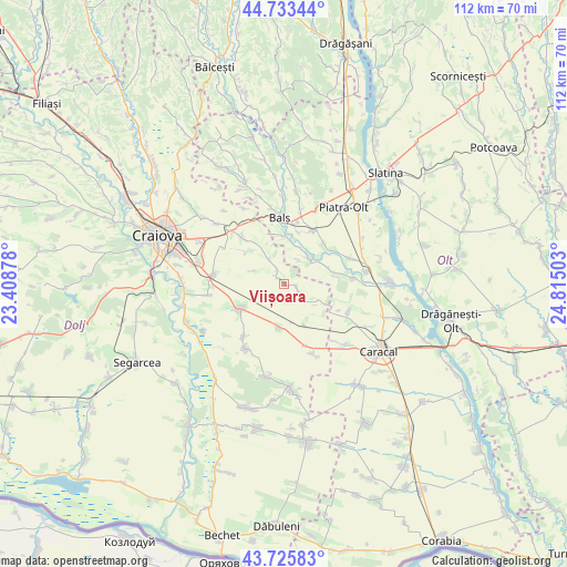 Viișoara on map