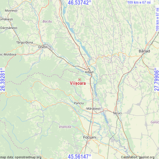 Viișoara on map