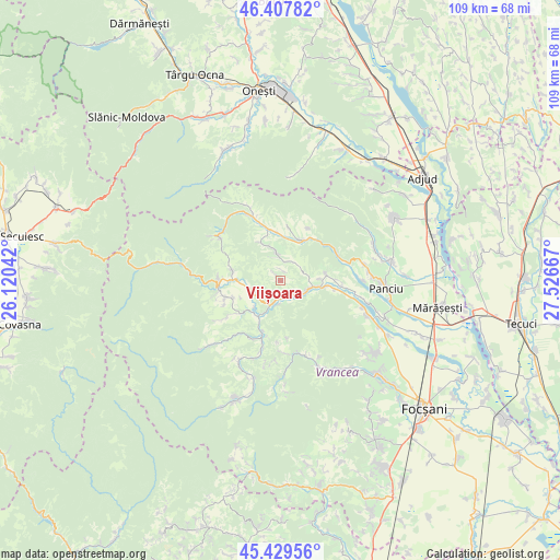 Viișoara on map