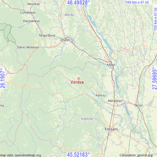 Verdea on map