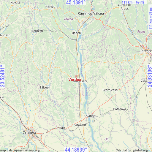 Verdea on map