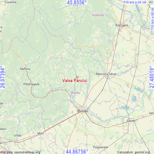 Valea Părului on map