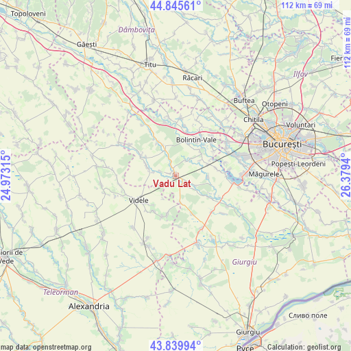 Vadu Lat on map