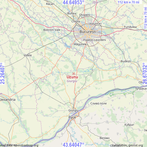 Uzunu on map