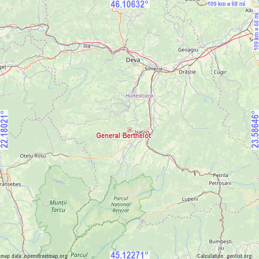 General Berthelot on map