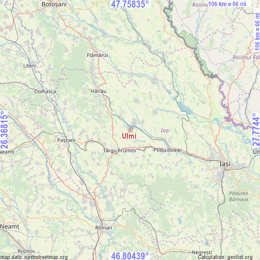 Ulmi on map