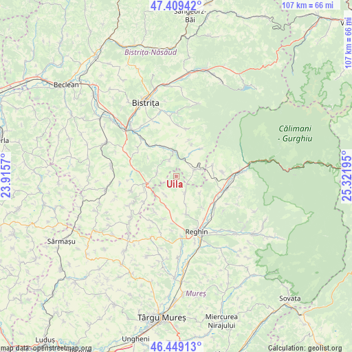 Uila on map