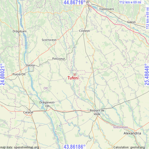 Tufeni on map