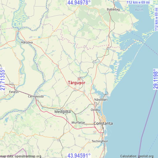Târguşor on map