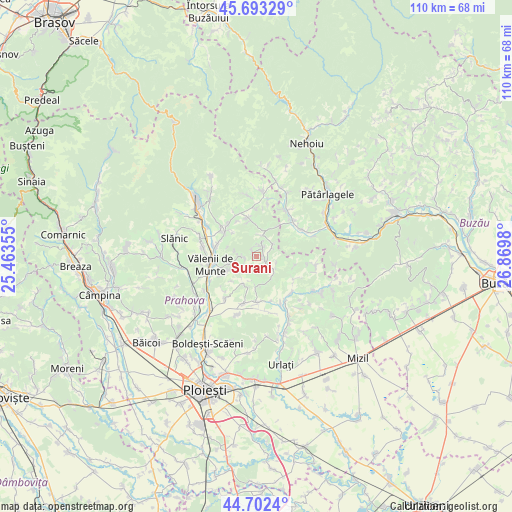 Surani on map