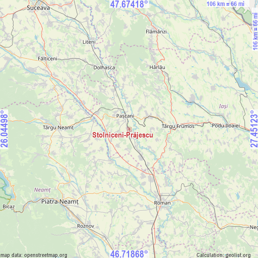 Stolniceni-Prăjescu on map