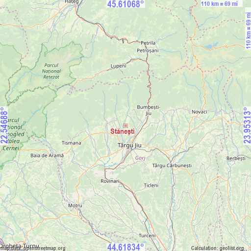 Stăneşti on map