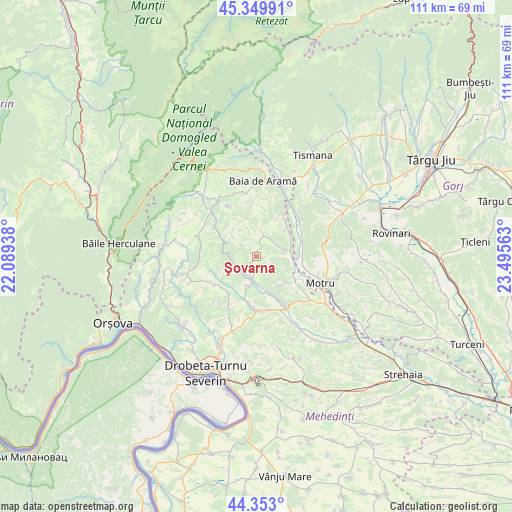 Şovarna on map