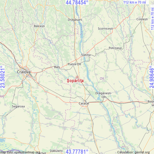 Şopârliţa on map