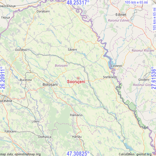 Socrujeni on map