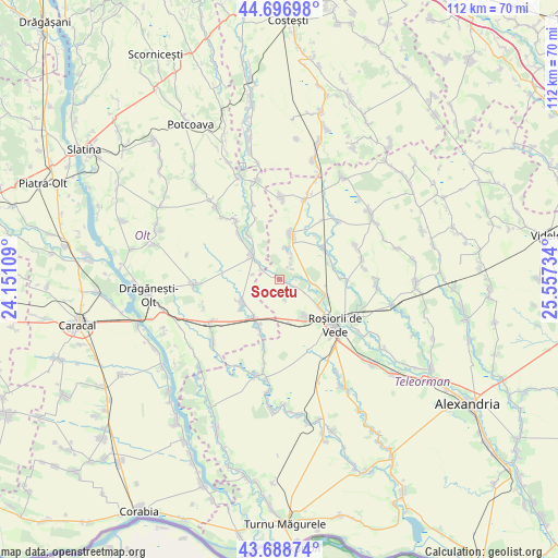 Socetu on map