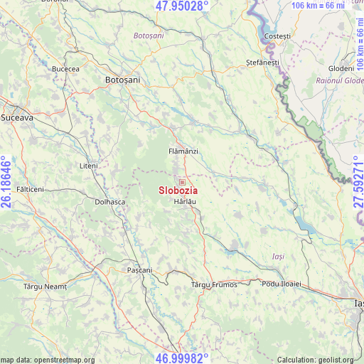 Slobozia on map