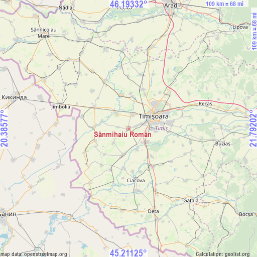 Sânmihaiu Român on map