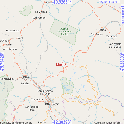 Mucllo on map