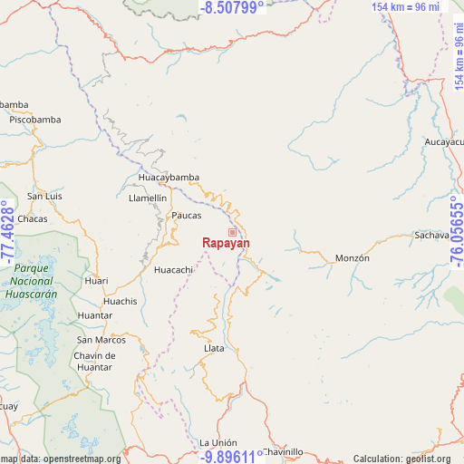 Rapayan on map