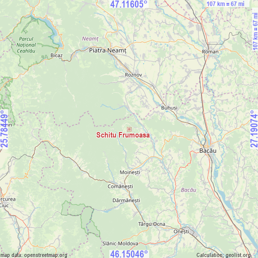 Schitu Frumoasa on map