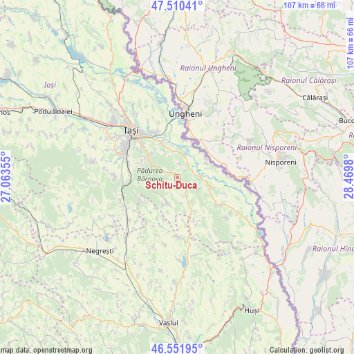 Schitu-Duca on map