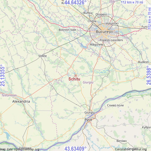 Schitu on map