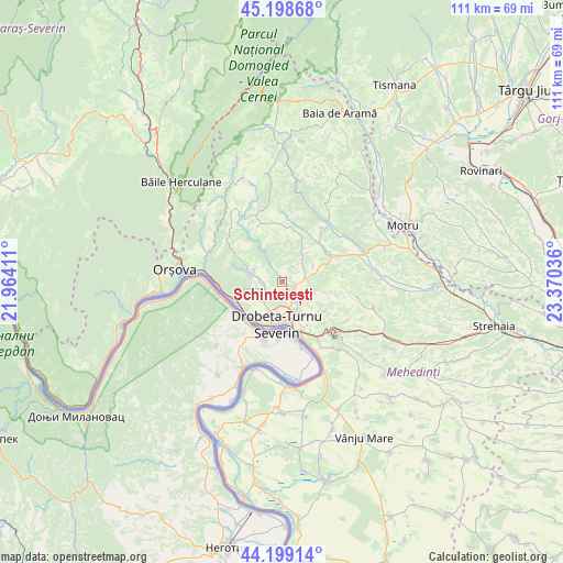 Schinteiești on map