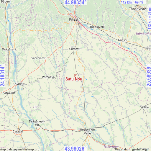 Satu Nou on map