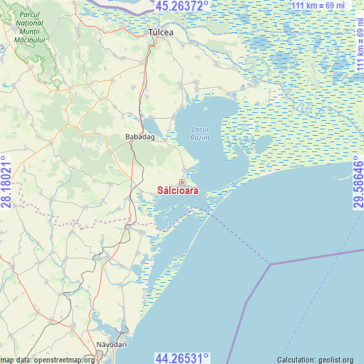 Sălcioara on map