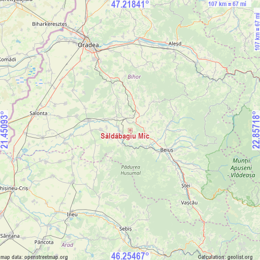 Săldăbagiu Mic on map