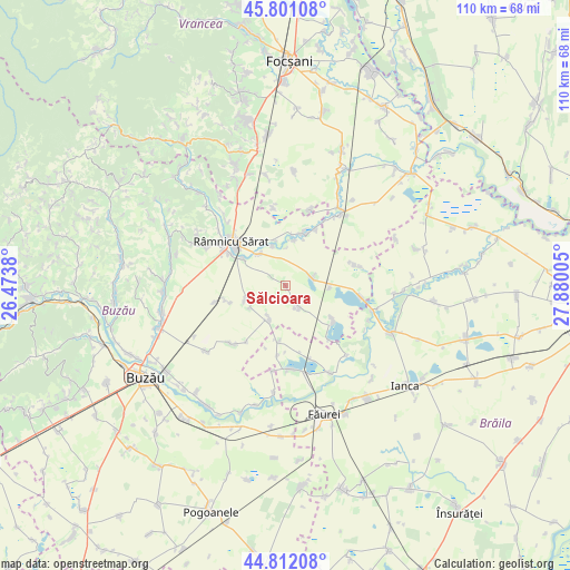 Sălcioara on map