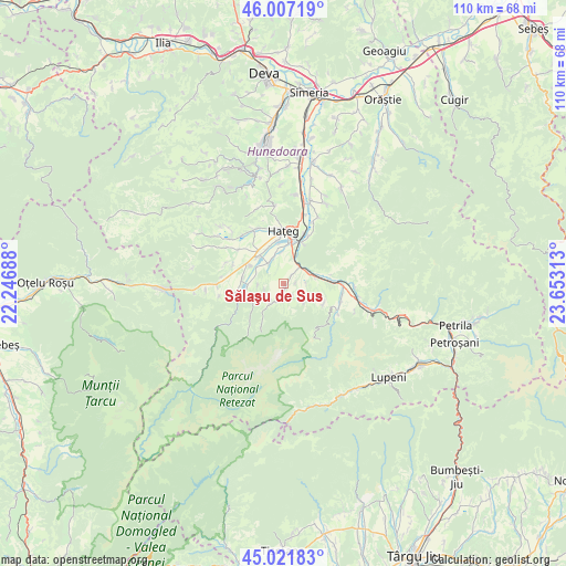 Sălaşu de Sus on map